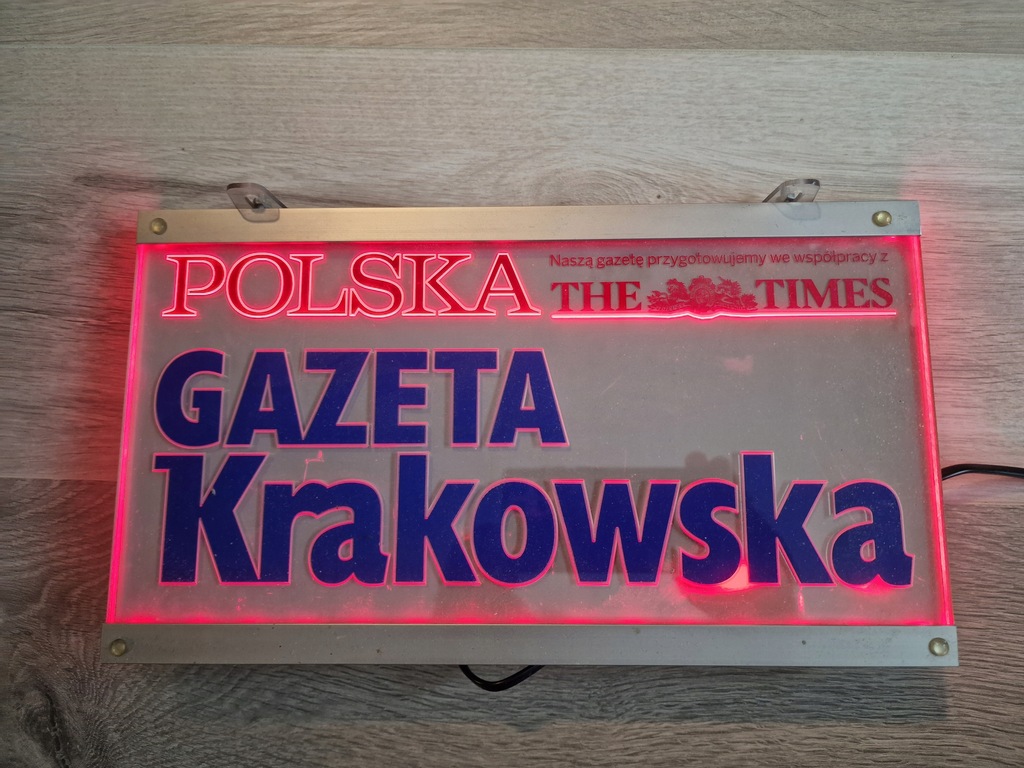Gazeta Krakowska - Baner podświetlany