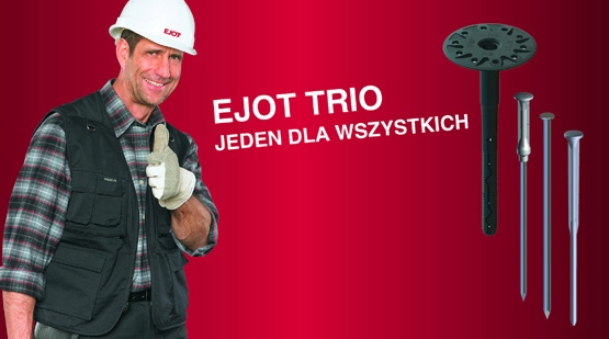 EJOT TRIO kołek 160 stal z osłoną + tuleja 200szt