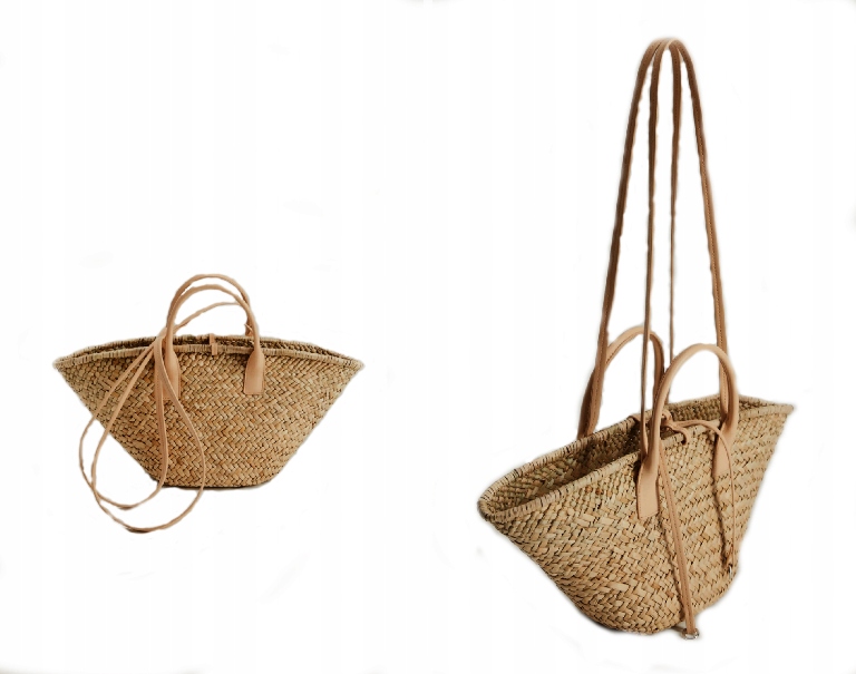 MANGO Torebka kosz koszyk Tusk słomiany NOWOŚĆ