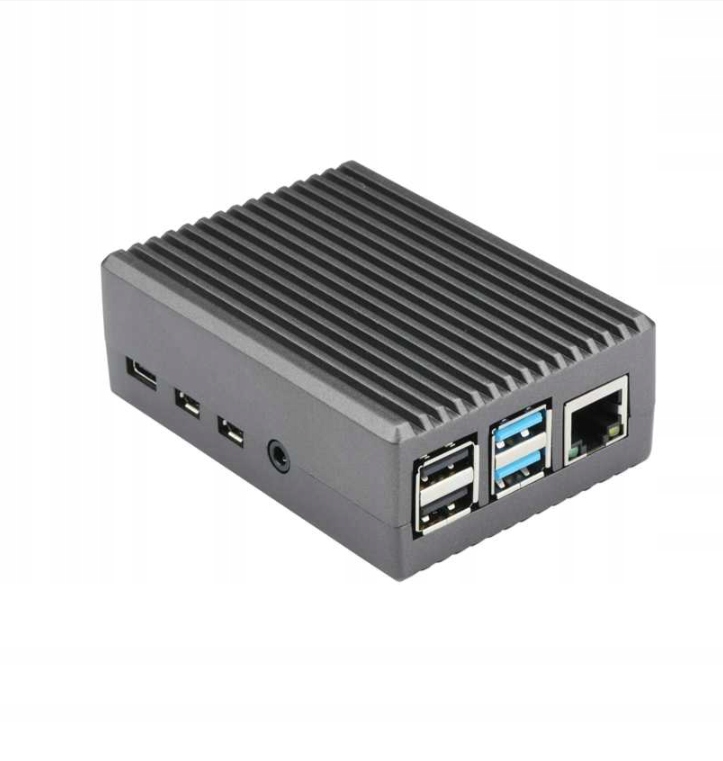 Obudowa do Raspberry Pi 4B metalowa srebrna + termopady