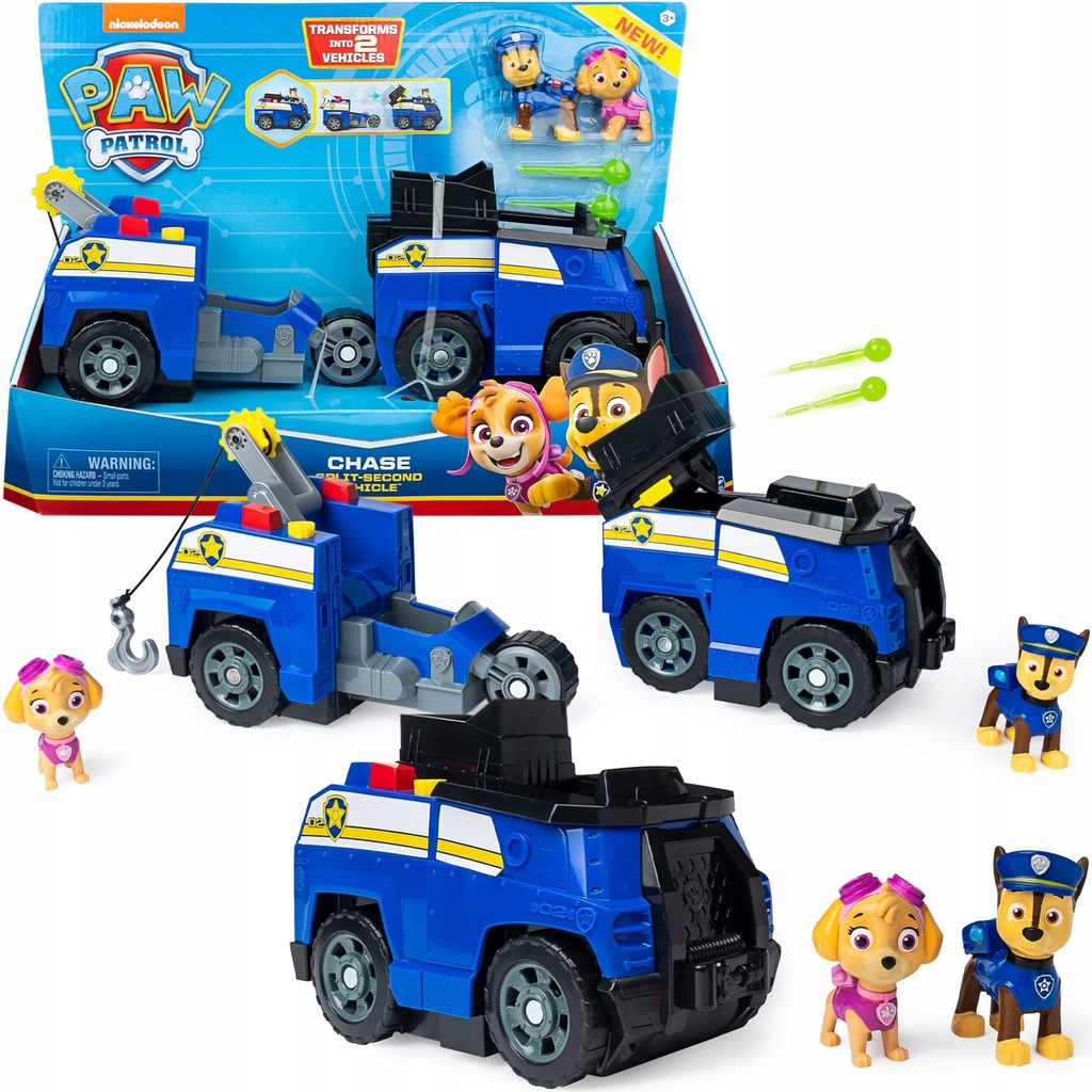 Купить Щенячий патруль Chase Skye-Split Second Vehicle 2IN1: отзывы ...