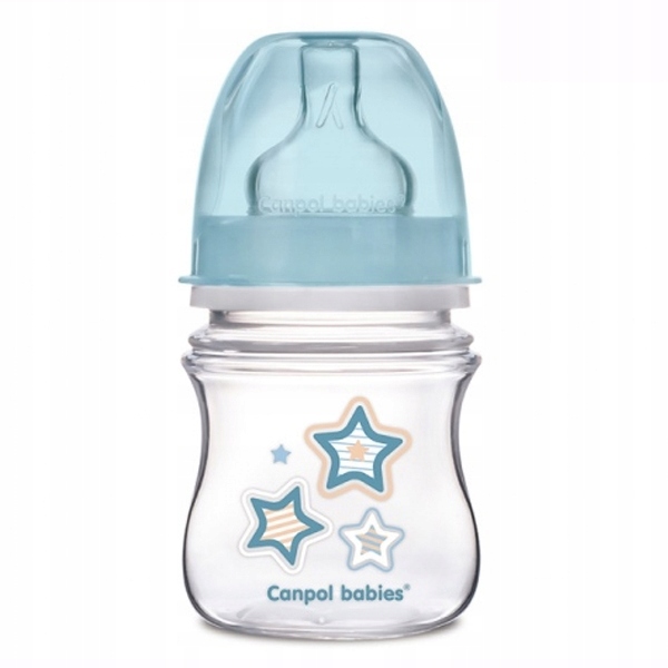 Canpol EasyStart, butelka antykolkowa 0-3m, 120 ml