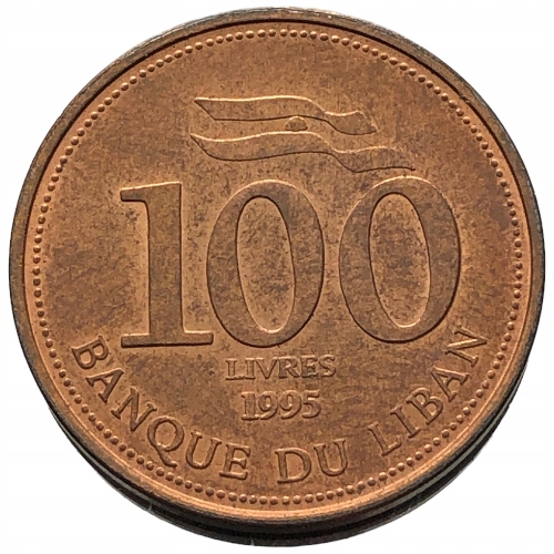 53380. Liban - 100 liwrów - 1995r.