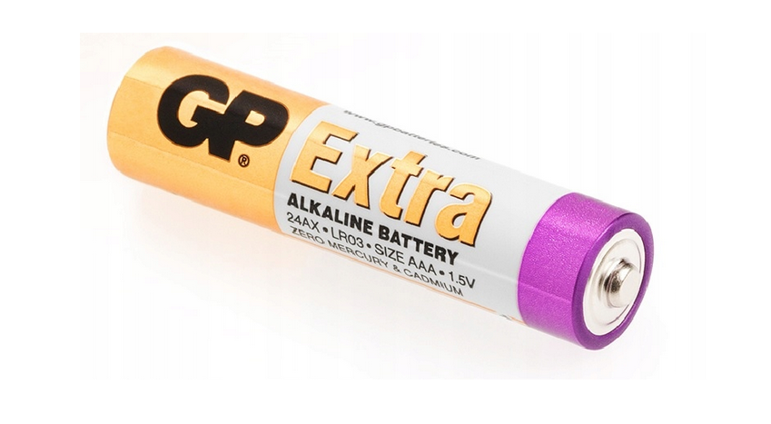 Купить 40 щелочных батарей GP EXTRA R3 AAA LR3 1,5 В: отзывы, фото, характеристики в интерне-магазине Aredi.ru