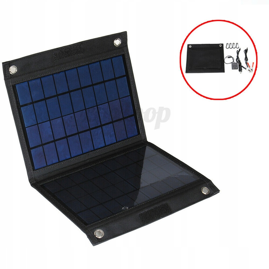 Ładowarka Solarna Składany Powerbank Panel USB