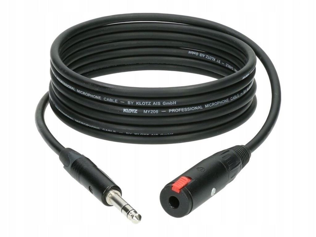 KLOTZ BEX4-0300 Przedłużka kabla słuch. 6,35mm 3m