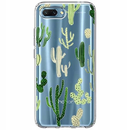 Etui case Huawei Honor 10 - Kaktusowy ogród.