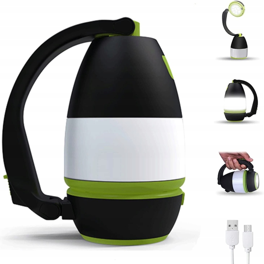LAMPA TURYSTYCZNA BIWAKOWA NA BIWAK POD NAMIOT 4W1