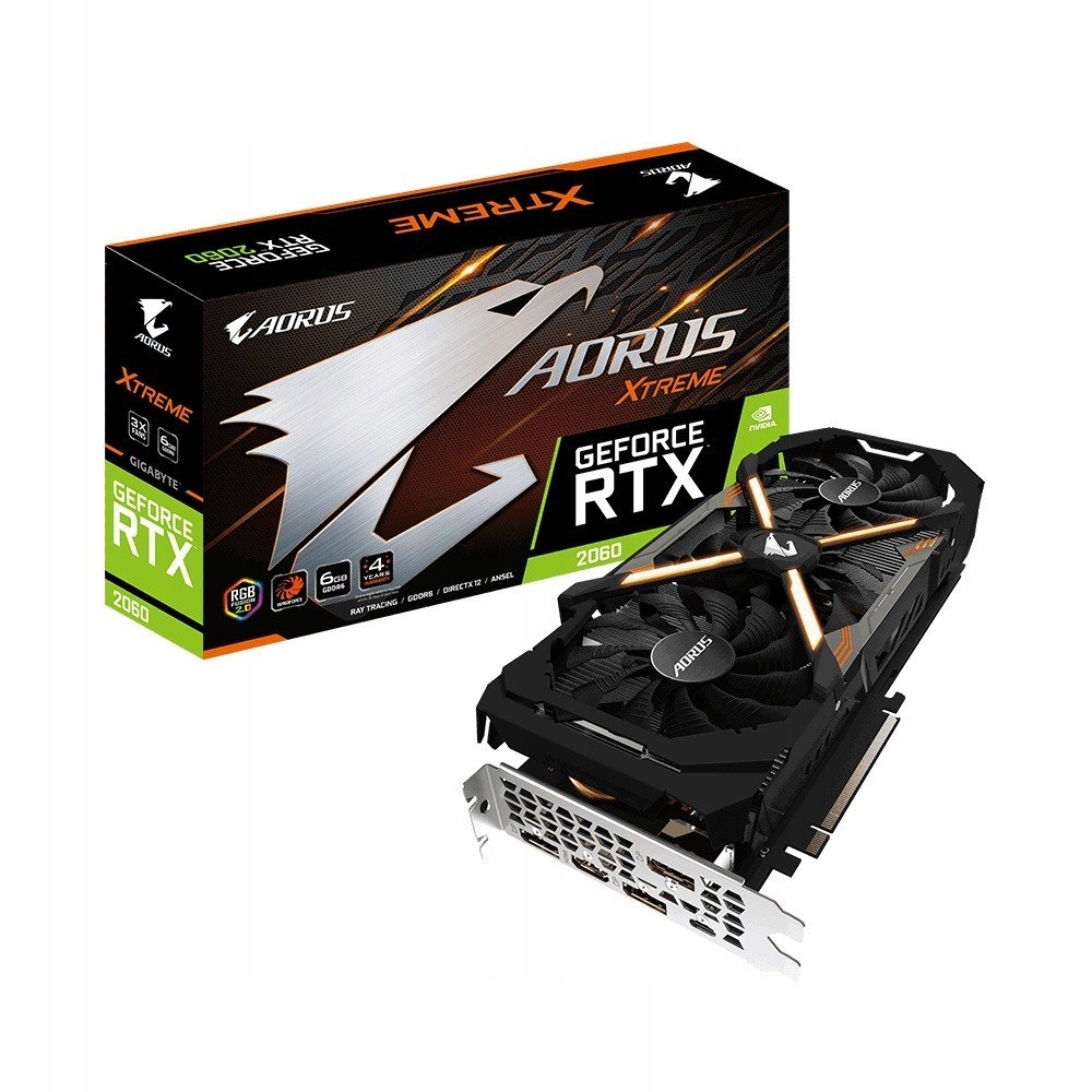 Karta graficzna GeForce AORUS RTX 2060 XTR 6GB GDD