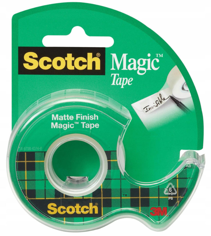 SCOTCH TAŚMA 3M MAGIC 19mm x 6m Z PODAJNIKIEM