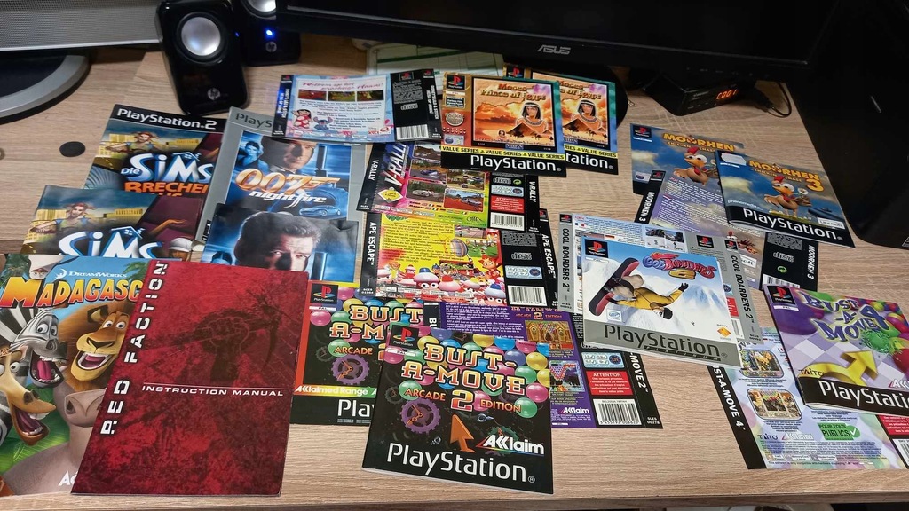 Ps1/psx Zestaw okładki i naklejki.