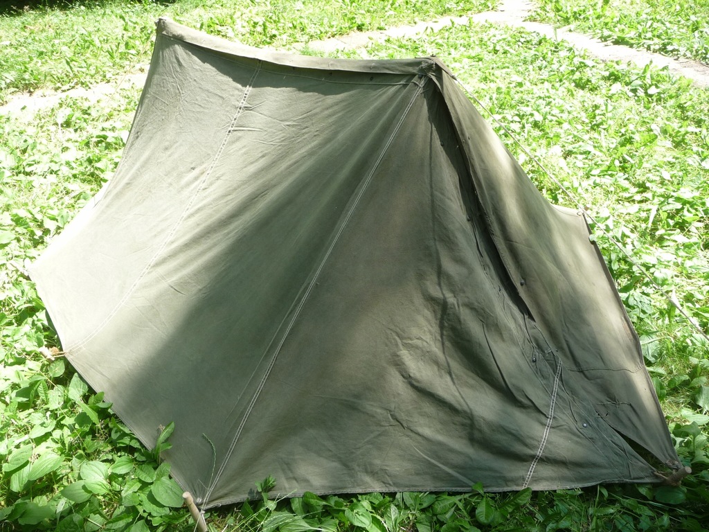 NAMIOT SHELTER HALF TENT WW2 US ARMY USMC 8731714985 oficjalne