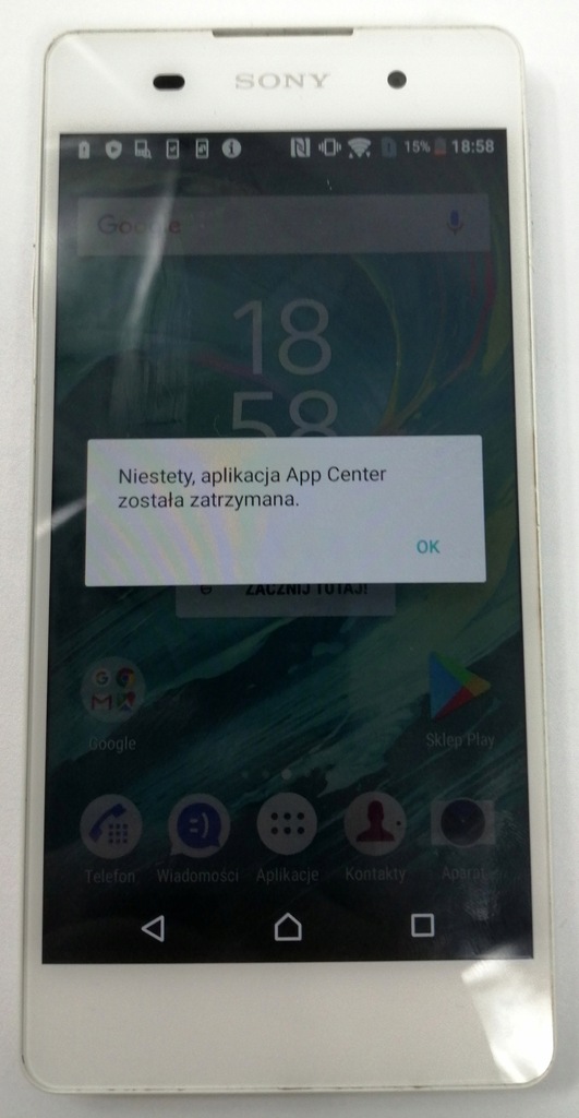 Uszkodzony TELEFON SONY XPERIA E5 (F3311)