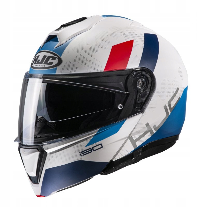 KASK HJC I90 SYREX WHITE/BLUE/RED S