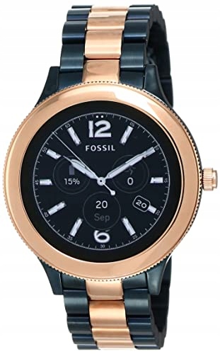 ZEGAREK DAMSKI SMARTWATCH FOSSIL FTW6002 GRANATOWY