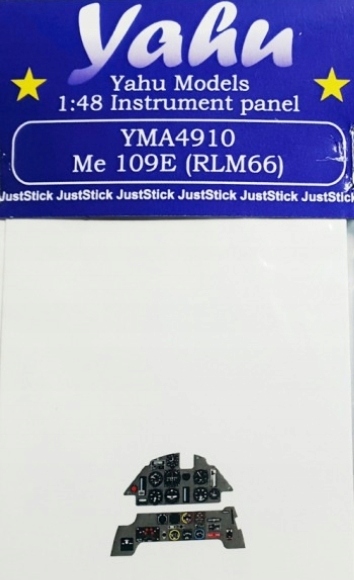 1:48 Me 109E RLM66 panel Yahu Models YMA4910