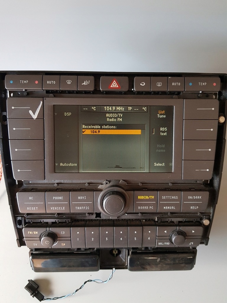 RADIO NAWIGACJA VW phaeton 100 sprawne 12382238342 oficjalne