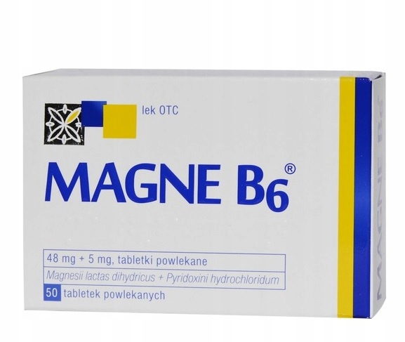 Magne-B6 tabletki powlekane x 50 szt. (Magnez)