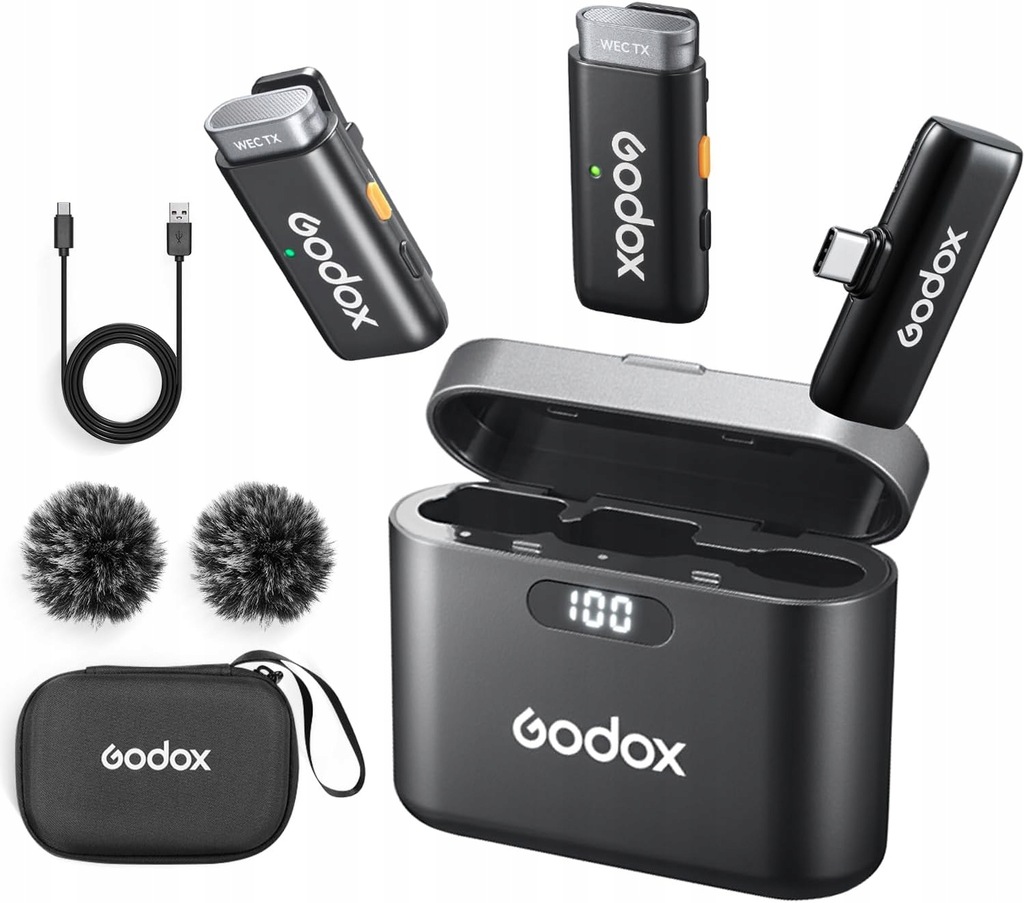 Mikrofon pojemnościowy Godox WEC Kit2