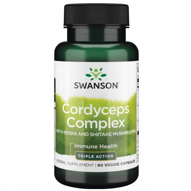 Cordyceps Complex Reishi Shiitake 60 kaps Swanson