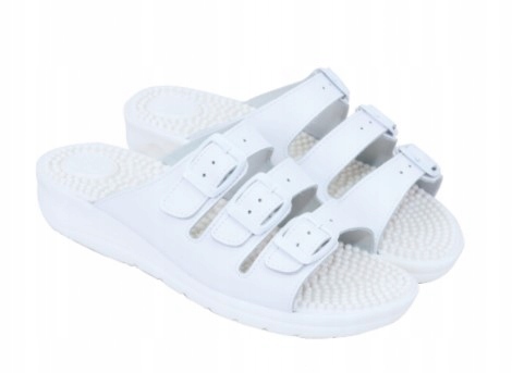 Klapki z kolcami masujące obuwie medyczne rozm. 37