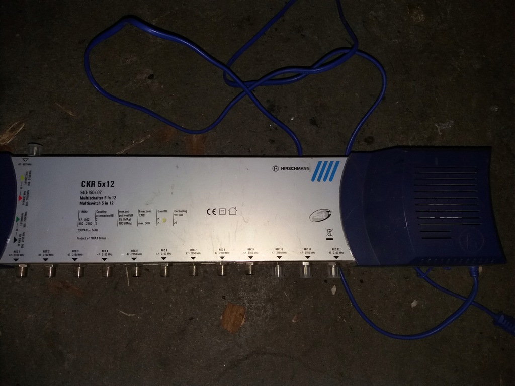 MULTISWITCH HIRSCHMANN CKR 5X12