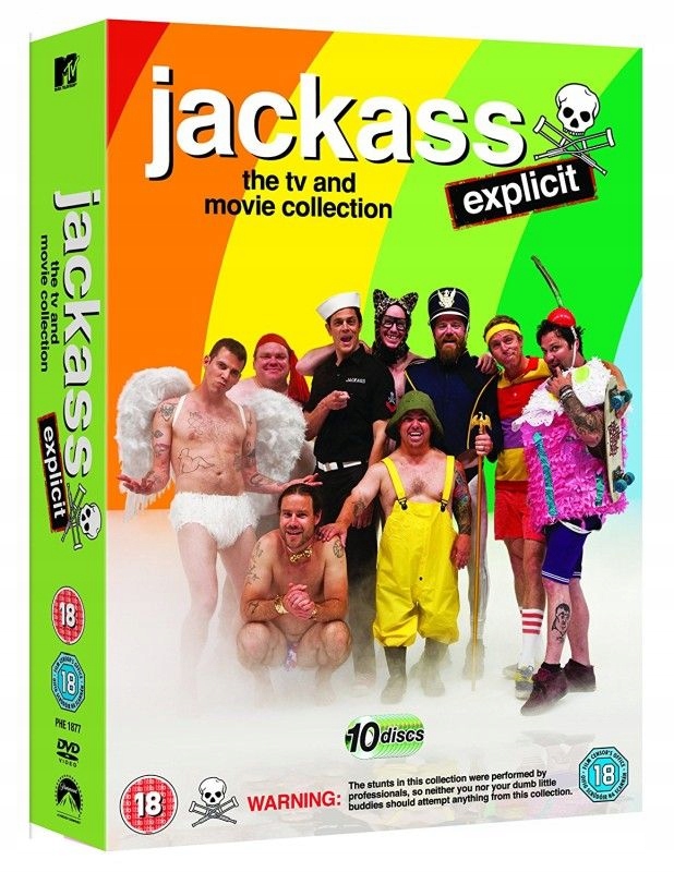 Jackass [10 DVD] Świry W Akcji /Serial+ Filmy/