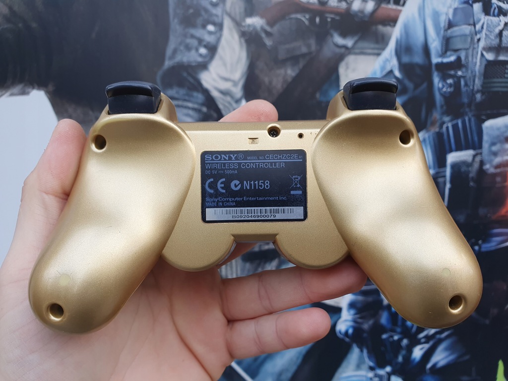 100% ORYGINALNY SONY PAD PS3 DUALSHOCK 3 ZŁOTY - 12696885268