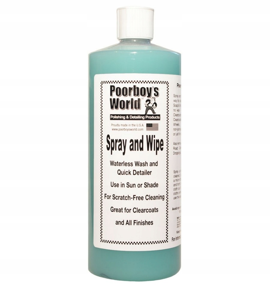 POORBOY'S WORLD Spray & Wipe Waterless 946ml