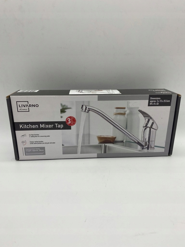 BATERIA ŁAZIENKOWA KITCHEN MIXER TAP LIVARNO 11936876740 oficjalne archiwum Allegro
