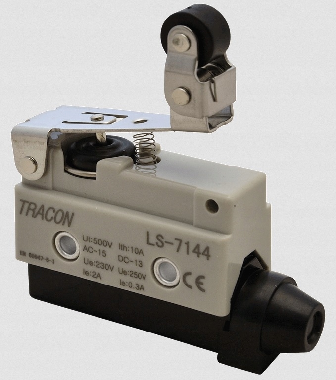 Wyłącznik krańcowy, z dźwignią