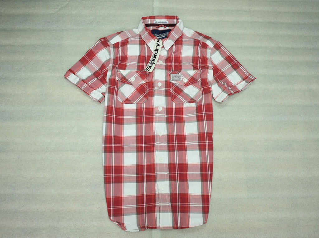 Nowa Koszula SUPERDRY WASHBASKET SHIRT M/