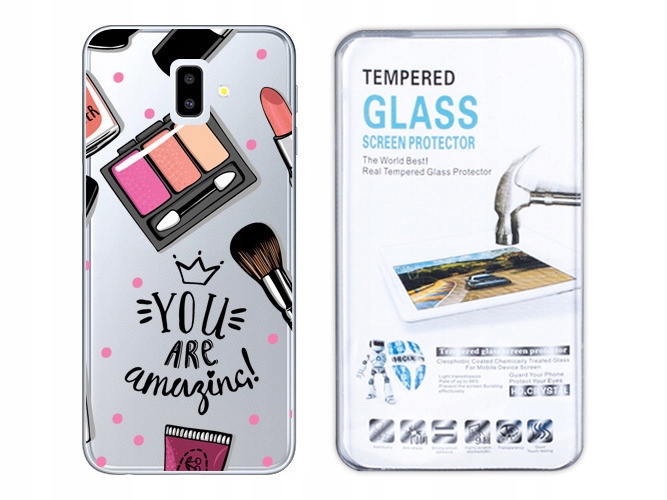 ETUI DO SAMSUNG GALAXY J6+ PLUS J610 FASHION SZKŁO