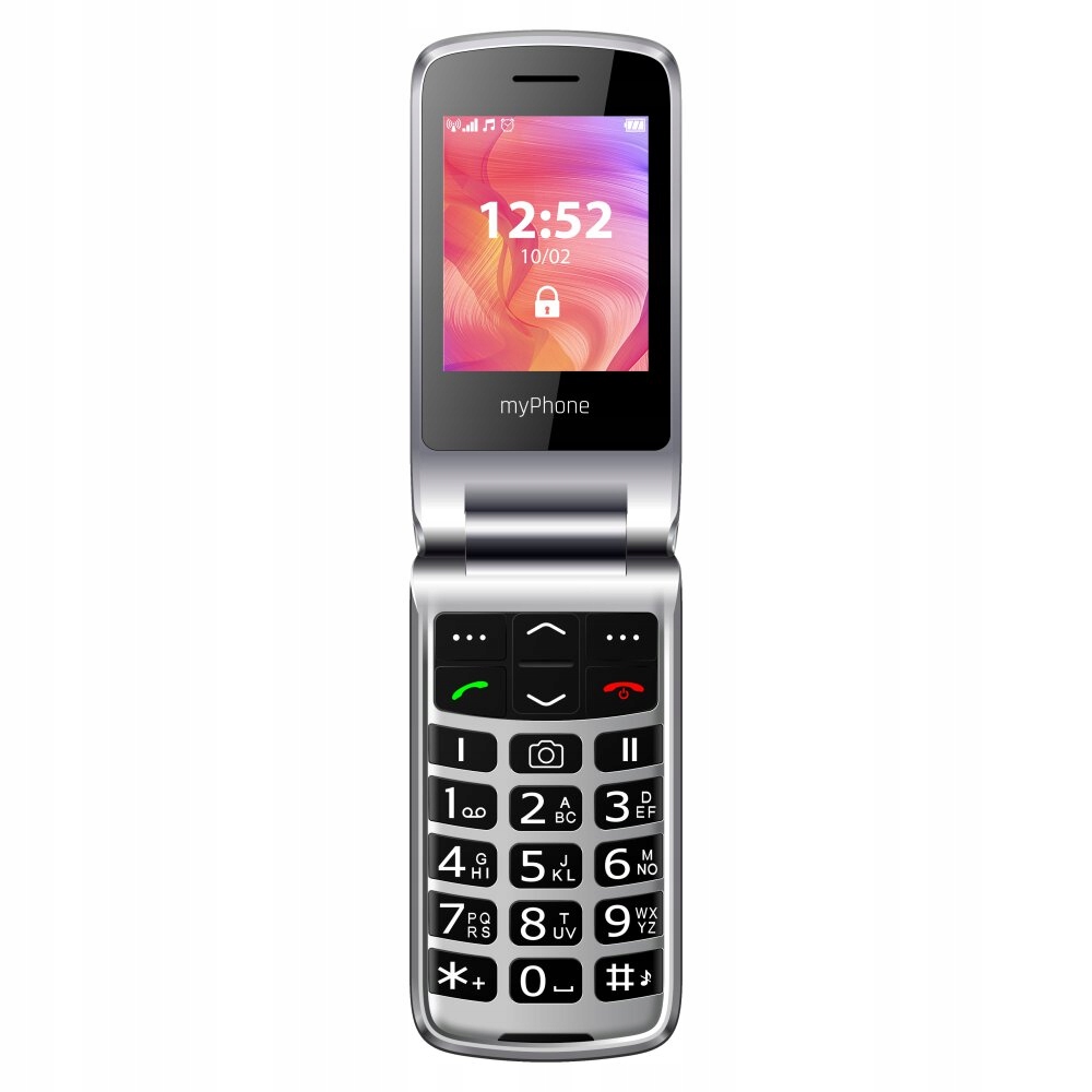 myPhone Rumba 2 telefon z klapką dla seniora +baza