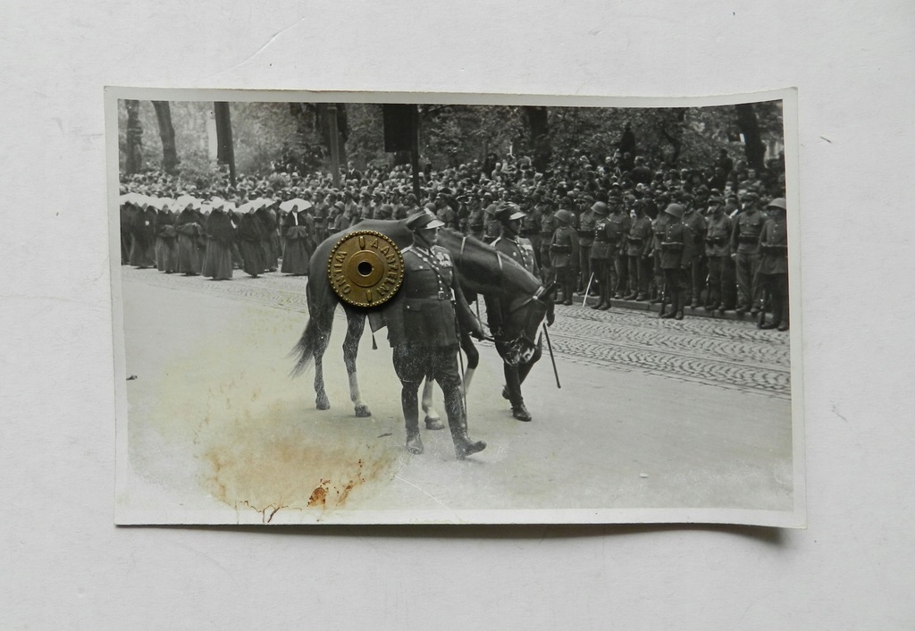 8 PUŁK UŁANÓW KRAKÓW - JÓZEF PIŁSUDSKI, POGRZEB, KASZTANKA - KOŃ 5 DAK 1935