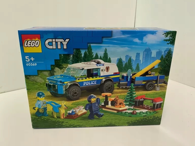 IDEALNE NA PREZENT LEGO CITY 60369 SZKOLENIE PSÓW POLICYJNYCH