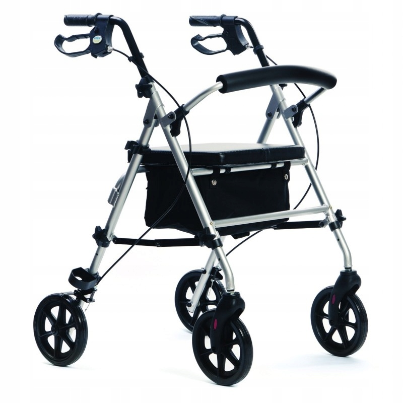 Chodzik rehabilitacyjny wózek dla seniora balkonik +koszyk+ ŁAWKA