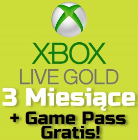 XBOX LIVE GOLD 90 DNI - 3 MIESIĄCE + GAME PASS