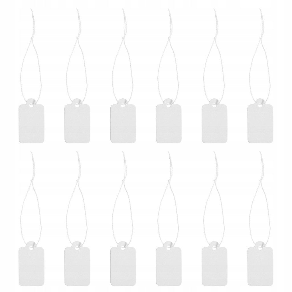 Gift Tags Holes Writable Label Paper Rectangular