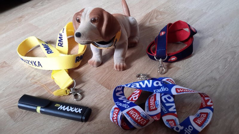 UNIKATOWY ZESTAW GADŻETÓW RADIO ZET WAWA RMF MAXXX