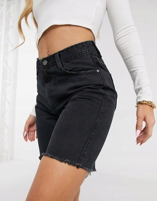 MISSGUIDED__XZX SPODENKI JEANSOWE WYSOKI STAN__XXL