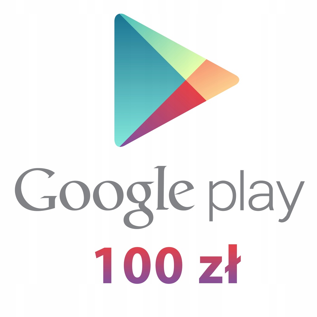 GOOGLE PLAY 100 ZŁ - PL KLUCZ DOŁADOWANIE KARTA