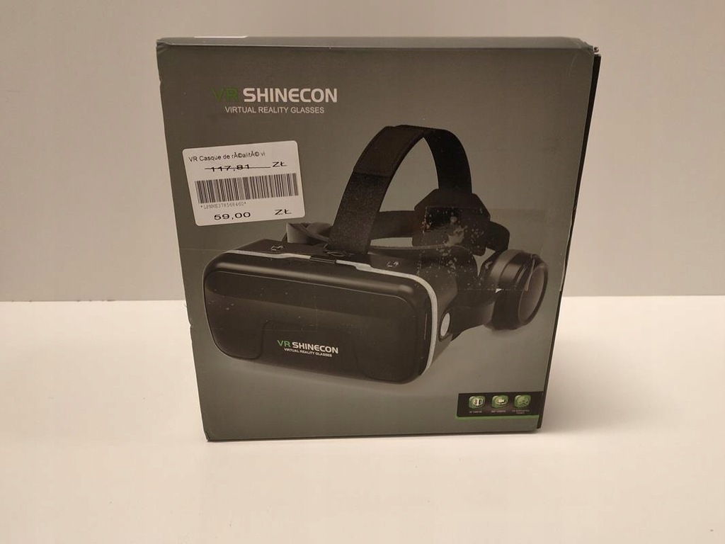 VR SHINECON GOOGLE GOGLE VR SŁUCHAWKI