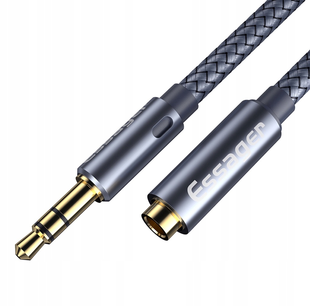 Kabel mini jack 3.5mm przedłużacz 3m AUX AUDIO 8109693876 oficjalne