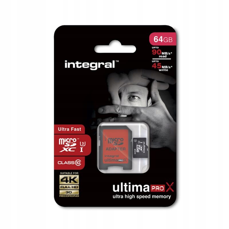 Integral UltimaPro X - Karta pamięci 64 GB microSD
