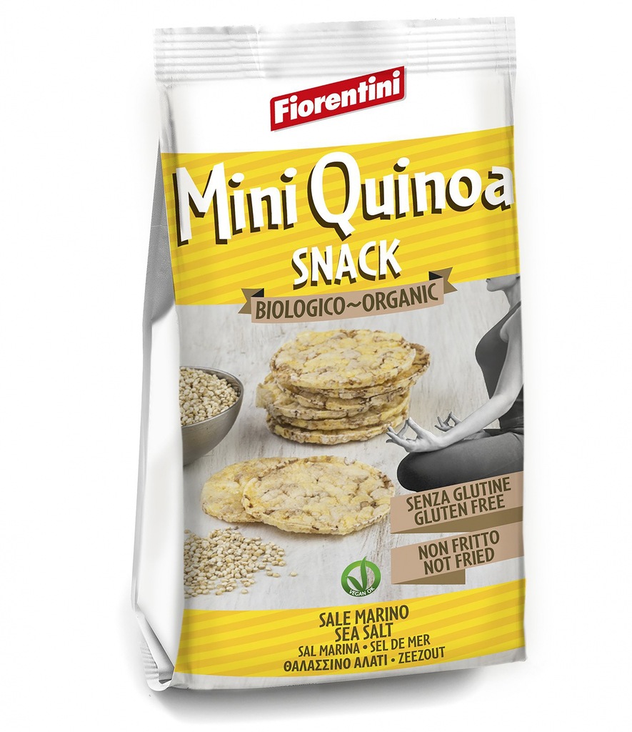 KRĄŻKI KUKURYDZIANE Z QUINOA BEZGLUTENOWE BIO 50 g - FIORENTINI