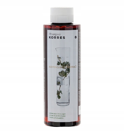 KORRES SZAMPON WŁOSY NORMALNE ALOES LEBIODKA 250ml