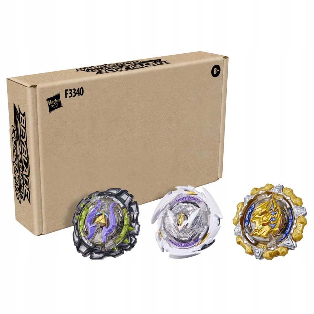 Hasbro Beyblade Burst QuadDrive, zestaw 3 kołków