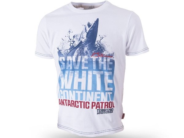 Thor Steinar - T-shirt White Continent roz. S
