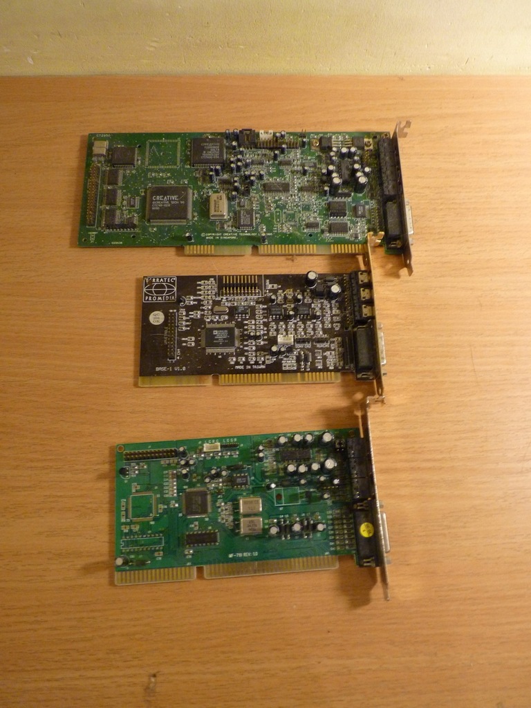 3 X KARTA DŹWIĘKOWA ISA CREATIVE/TERRATEC/YAMAHA